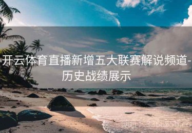 开云体育直播新增五大联赛解说频道-历史战绩展示