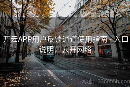 开云APP用户反馈通道使用指南 - 入口说明，云开网络