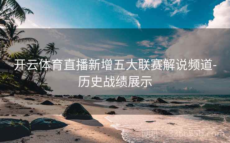 开云体育直播新增五大联赛解说频道-历史战绩展示